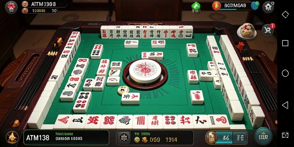 Tampilan gameplay Mahjong di ATM138 yang seru dan interaktif.