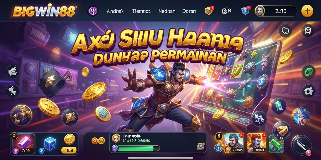 Tangkapan layar menunjukkan aksi mendebarkan dan grafis yang memukau dari BIGWIN88.