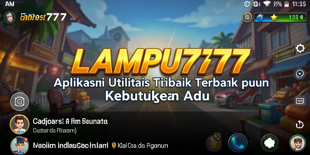 Tampilan utama LAMPU777 dengan antarmuka yang ramah pengguna.