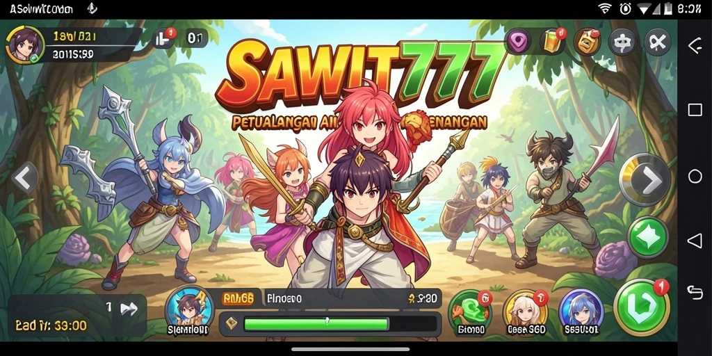 Gameplay SAWIT777 yang penuh aksi dan karakter Anime yang menarik.